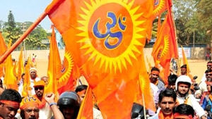 At a meeting in Haridwar, the margdarshak mandal of the VHP, which comprises Hindu saints, said the delay in decision-making had given rise to “doubts in the minds of devotees”.(HT Photo) At a meeting in Haridwar, the margdarshak mandal of the VHP, which comprises Hindu saints, said the delay in decision-making had given rise to “doubts in the minds of devotees”.(HT Photo)