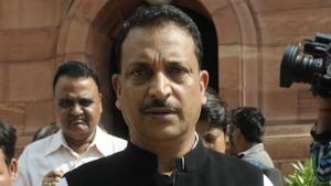 BJP leader Rajiv Pratap Singh Rudy from Bihar’s Saran district further said that due to some misinformation many people have stopped eating litchi and drinking litchi juice(Sushil Kumar/ Hindustan Times)