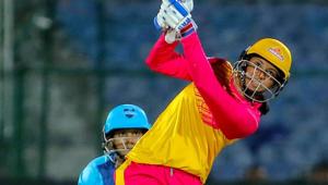 Trailblazers captain Smriti Mandhana bats during the VIVO Women T20 Challenge match against Supernovas, at SMS Stadium, in Jaipur, Monday, May 6,2019.(PTI Photo)(PTI5_6_2019_000286B)(PTI) Trailblazers captain Smriti Mandhana bats during the VIVO Women T20 Challenge match against Supernovas, at SMS Stadium, in Jaipur, Monday, May 6,2019.(PTI Photo)(PTI5_6_2019_000286B)(PTI)