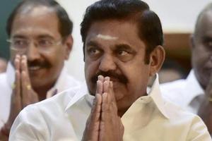 Tamil Nadu chief minister Edappadi K Palaniswami on Wednesday dropped M Manikandan, minister for information technology from the state council of ministers.(PTI) Tamil Nadu chief minister Edappadi K Palaniswami on Wednesday dropped M Manikandan, minister for information technology from the state council of ministers.(PTI)