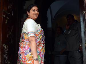 Union Minister Smriti Irani(ANI file photo) Union Minister Smriti Irani(ANI file photo)