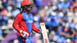 Afghanistan's captain Gulbadin Naib walks back to the pavilion after his dismissal during the 2019 Cricket World Cup group stage match between India and Afghanistan at the Rose Bowl in Southampton, southern England, on June 22, 2019(AFP) Afghanistan's captain Gulbadin Naib walks back to the pavilion after his dismissal during the 2019 Cricket World Cup group stage match between India and Afghanistan at the Rose Bowl in Southampton, southern England, on June 22, 2019(AFP)