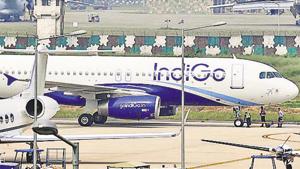 A Guwahati-bound IndiGo flight from Hyderabad was forced to make an emergency landing on Sunday at Bhubaneswar airport this morning after a “mentally-unstable” passenger created a mid-air ruckus, officials said.(Gurminder Singh /Hindustan Times) A Guwahati-bound IndiGo flight from Hyderabad was forced to make an emergency landing on Sunday at Bhubaneswar airport this morning after a “mentally-unstable” passenger created a mid-air ruckus, officials said.(Gurminder Singh /Hindustan Times)