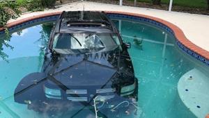 Thankfully, neither the driver nor the homeowner was injured in the incident.(Hillsborough County Sheriff’s Office/Facebook) Thankfully, neither the driver nor the homeowner was injured in the incident.(Hillsborough County Sheriff’s Office/Facebook)