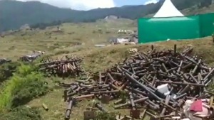 According to a member of Nagar Palika, the wedding has created a waste problem in the hill station and the garbage has surpassed 40 quintals.(ANI photo) According to a member of Nagar Palika, the wedding has created a waste problem in the hill station and the garbage has surpassed 40 quintals.(ANI photo)