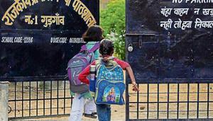 Out of the four blocks that comprise Gurugram district—Gurugram, Sohna, Pataudi, and Farrukhnagar—only Gurugram block took part in the exam, the results of which were declared last week.(HT Photo) Out of the four blocks that comprise Gurugram district—Gurugram, Sohna, Pataudi, and Farrukhnagar—only Gurugram block took part in the exam, the results of which were declared last week.(HT Photo)
