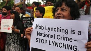 The OCs have been suspended for their failure to report the incident to higher officials in time and lodge FIR of lynching on the day of the incident itself, senior police officers said.(HT Photo)