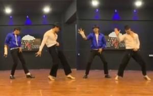 Tiger Shroff performs Michael Jackson’s hooksteps to Ranveer Singh’s Khalbali. Tiger Shroff performs Michael Jackson’s hooksteps to Ranveer Singh’s Khalbali.