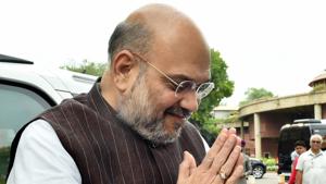Amit hah is not visiting the Jammu or the Ladakh divisions of the state during tomorrow’s visit.(PTI) Amit hah is not visiting the Jammu or the Ladakh divisions of the state during tomorrow’s visit.(PTI)