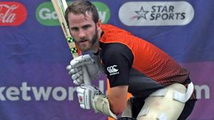 New Zealand's captain Kane Williamson attends a training session at Edgbaston in Birmingham.(AFP) New Zealand's captain Kane Williamson attends a training session at Edgbaston in Birmingham.(AFP)