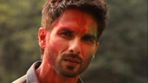 Shahid Kapoor in a still from Kabir Singh. Shahid Kapoor in a still from Kabir Singh.