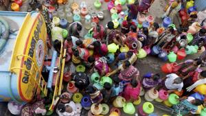 As the monsoons finally covered more parts of Maharashtra last week, government data from a related metric shows just how grim the water situation is in parts of the state compared to last year.(AP Photo) As the monsoons finally covered more parts of Maharashtra last week, government data from a related metric shows just how grim the water situation is in parts of the state compared to last year.(AP Photo)