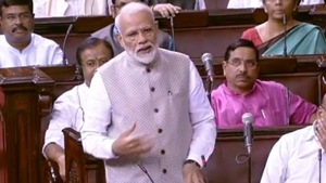 The prime minister said that by using such language the Congress has hurt voters of the country.(ANI) The prime minister said that by using such language the Congress has hurt voters of the country.(ANI)
