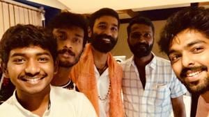 Dhanush records a peppy number for Asuran. Dhanush records a peppy number for Asuran.
