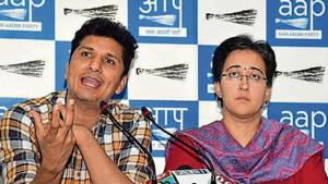 AAP leader Atishi said the seven BJP MPs in Delhi need to take responsibility.(ANI) AAP leader Atishi said the seven BJP MPs in Delhi need to take responsibility.(ANI)