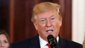 President Donald Trump on Tuesday named Stephanie Grisham -- until now spokeswoman for his wife Melania -- the chief White House press secretary.(AP) President Donald Trump on Tuesday named Stephanie Grisham -- until now spokeswoman for his wife Melania -- the chief White House press secretary.(AP)