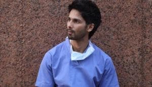 Shahid Kapoor in a still from Kabir Singh. Shahid Kapoor in a still from Kabir Singh.