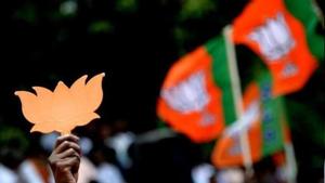 Fifteen Congress members of MADC signed the decision to merge with the BJP, while five others gave consent over the phone. The Congress members include three who have been nominated.(AFP) Fifteen Congress members of MADC signed the decision to merge with the BJP, while five others gave consent over the phone. The Congress members include three who have been nominated.(AFP)