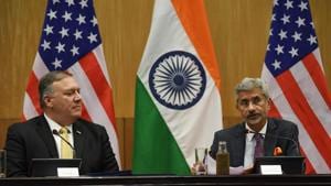 India’s tariffs hit just before US Secretary of State Mike Pompeo arrived in New Delhi this week to promote US-India ties(AFP)