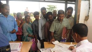 The draft of National Register of Citizens last year had excluded 40 lakh people in Assam.(HT PHOTO) The draft of National Register of Citizens last year had excluded 40 lakh people in Assam.(HT PHOTO)