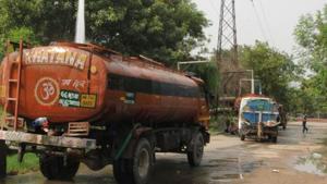 The GMDA supplies roughly 440 to 450 million litres daily (MLD) to the city from its two plants — which it distributes majorly through the MCG and HSIIDC.(Parveen Kumar/HT archive) The GMDA supplies roughly 440 to 450 million litres daily (MLD) to the city from its two plants — which it distributes majorly through the MCG and HSIIDC.(Parveen Kumar/HT archive)