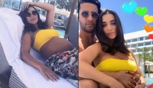 Amy Jackson with boyfriend George Panayiotou during their Cyrus vacation.(instagram)