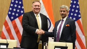 Though there were no concrete announcements on the issues of divergence, the visit set the stage for a bilateral meeting between Modi and US President Donald Trump on the sidelines of the G20 Summit in Osaka, Japan on June 28-29. (Arvind Yadav /HT photo) Though there were no concrete announcements on the issues of divergence, the visit set the stage for a bilateral meeting between Modi and US President Donald Trump on the sidelines of the G20 Summit in Osaka, Japan on June 28-29. (Arvind Yadav /HT photo)