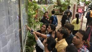 DU will announce the first cut-off list by late evening. College officials say asking rate may go up by 0.5-1 percentage points.(Kunal Patil/HT File Photo/Representative Image) DU will announce the first cut-off list by late evening. College officials say asking rate may go up by 0.5-1 percentage points.(Kunal Patil/HT File Photo/Representative Image)