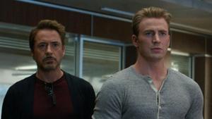 This image released by Disney shows, from left Robert Downey Jr. and Chris Evans in a scene from Avengers: Endgame.(AP) This image released by Disney shows, from left Robert Downey Jr. and Chris Evans in a scene from Avengers: Endgame.(AP)