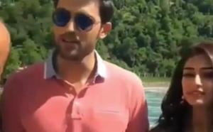 Parth Samthaan and Erica Fernandes in Switzerland. Parth Samthaan and Erica Fernandes in Switzerland.