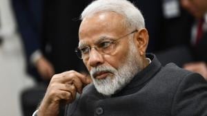India's Prime Minister Narendra Modi attends a meeting with US President Donald Trump and Japanese Prime Minister Shinzo during the G20 Osaka Summit in Osaka on June 28, 2019. (Photo by Brendan Smialowski / AFP)(AFP) India's Prime Minister Narendra Modi attends a meeting with US President Donald Trump and Japanese Prime Minister Shinzo during the G20 Osaka Summit in Osaka on June 28, 2019. (Photo by Brendan Smialowski / AFP)(AFP)