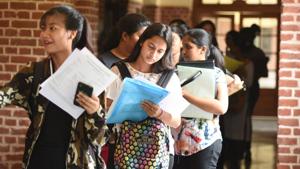 DU Admissions 2019(Raj K Raj/HT PHOTO) DU Admissions 2019(Raj K Raj/HT PHOTO)