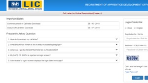 LIC ADO hall ticket out(LIC)