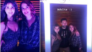 Yuvraj Singh threw a retirement party in Mumbai which was attended by his ex-girlfriend Kim Sharma among others.(Instagram) Yuvraj Singh threw a retirement party in Mumbai which was attended by his ex-girlfriend Kim Sharma among others.(Instagram)