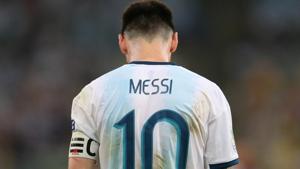 Argentina's Lionel Messi reacts.(REUTERS) Argentina's Lionel Messi reacts.(REUTERS)