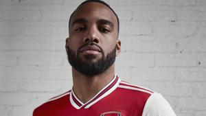 Alexander Lacazette in the new home jersey.(HT Photo) Alexander Lacazette in the new home jersey.(HT Photo)