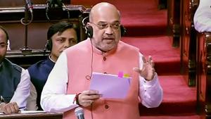 Union Home Minister Amit Shah speaks in the Rajya Sabha during the Budget Session of Parliament, in New Delhi, Monday, July 01, 2019.(PTI photo) Union Home Minister Amit Shah speaks in the Rajya Sabha during the Budget Session of Parliament, in New Delhi, Monday, July 01, 2019.(PTI photo)