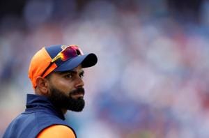 Virat Kohli expressed his displeasure about the short boundary of Edgbaston after India’s defeat to England.(Action Images via Reuters) Virat Kohli expressed his displeasure about the short boundary of Edgbaston after India’s defeat to England.(Action Images via Reuters)