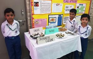 Students of Red Roses Public School enjoyed a Global Cuisine activity(HT) Students of Red Roses Public School enjoyed a Global Cuisine activity(HT)
