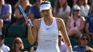 Maria Sharapova in action during Wimbledon.(AFP) Maria Sharapova in action during Wimbledon.(AFP)