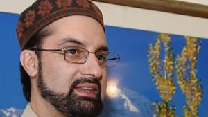 Mirwaiz maintains that only a political approach will work and not an “iron fist, muscular policy”, but home minister Amit Shah, who recently visited the state, gave no indication of a likely peace process.(HTfile) Mirwaiz maintains that only a political approach will work and not an “iron fist, muscular policy”, but home minister Amit Shah, who recently visited the state, gave no indication of a likely peace process.(HTfile)