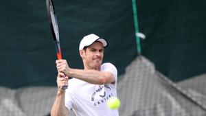 Britain's Andy Murray during practice(REUTERS) Britain's Andy Murray during practice(REUTERS)