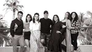 The cast and crew of Mission Mangal. The film releases on August 15.