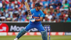 MS Dhoni has been using different bat sponsors in the World Cup(Action Images via Reuters) MS Dhoni has been using different bat sponsors in the World Cup(Action Images via Reuters)