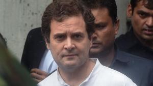 The case has been filed by a Ranchi-based lawyer for remarks made by Rahul Gandhi during a rally in Ranchi on March 2 this year.(AFP) The case has been filed by a Ranchi-based lawyer for remarks made by Rahul Gandhi during a rally in Ranchi on March 2 this year.(AFP)