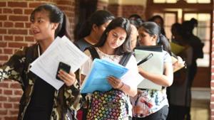 DU 2nd cutoff list 2019 out(Raj K Raj/HT PHOTO) DU 2nd cutoff list 2019 out(Raj K Raj/HT PHOTO)