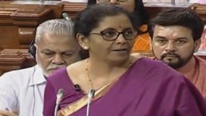 Finance Minister Nirmala Sitharaman on Friday said KYC norms would be eased for foreign portfolio investors and proposed allowing the listing of social enterprises and voluntary organisations to help them raise funds.(ANI Twitter) Finance Minister Nirmala Sitharaman on Friday said KYC norms would be eased for foreign portfolio investors and proposed allowing the listing of social enterprises and voluntary organisations to help them raise funds.(ANI Twitter)