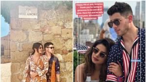 Priyanka Chopra and Nick Jonas are in Italy on a holiday.(Instagram) Priyanka Chopra and Nick Jonas are in Italy on a holiday.(Instagram)