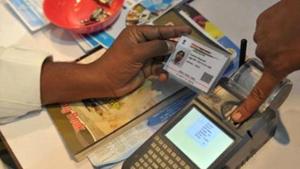 Finance Minister Nirmala Sitharaman on Friday proposed that NRIs holding Indian passports be given Aadhaar cards on arrival in India without the mandatory wait period.(AFP File Photo) Finance Minister Nirmala Sitharaman on Friday proposed that NRIs holding Indian passports be given Aadhaar cards on arrival in India without the mandatory wait period.(AFP File Photo)