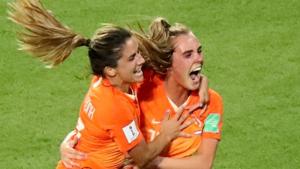 Netherlands' Danielle van de Donk and Jill Roord will play a key role when they face the United States in the Women's World Cup final on Sunday in Lyon, France.(REUTERS) Netherlands' Danielle van de Donk and Jill Roord will play a key role when they face the United States in the Women's World Cup final on Sunday in Lyon, France.(REUTERS)